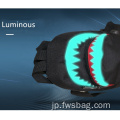 2022新しいデザインカジュアルチェストバッグサメのショルダーバッグ男のための軽量チェストバッグ